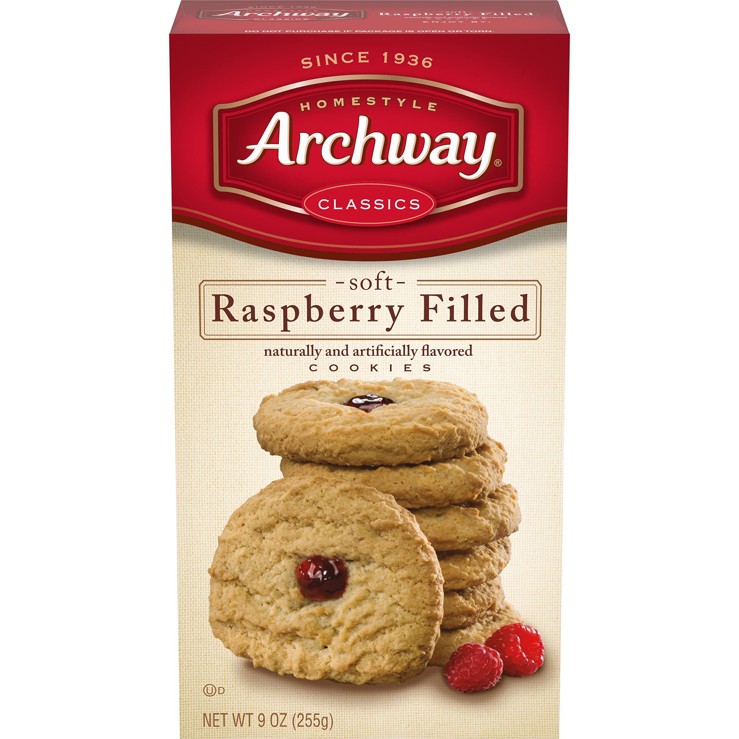 Amazon.com: Archway Cookies, Raspberry Filled, 9 Oz (Pack of 9